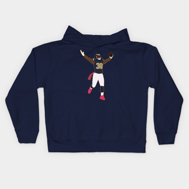 Todd Gurley - LA Rams Kids Hoodie by xavierjfong